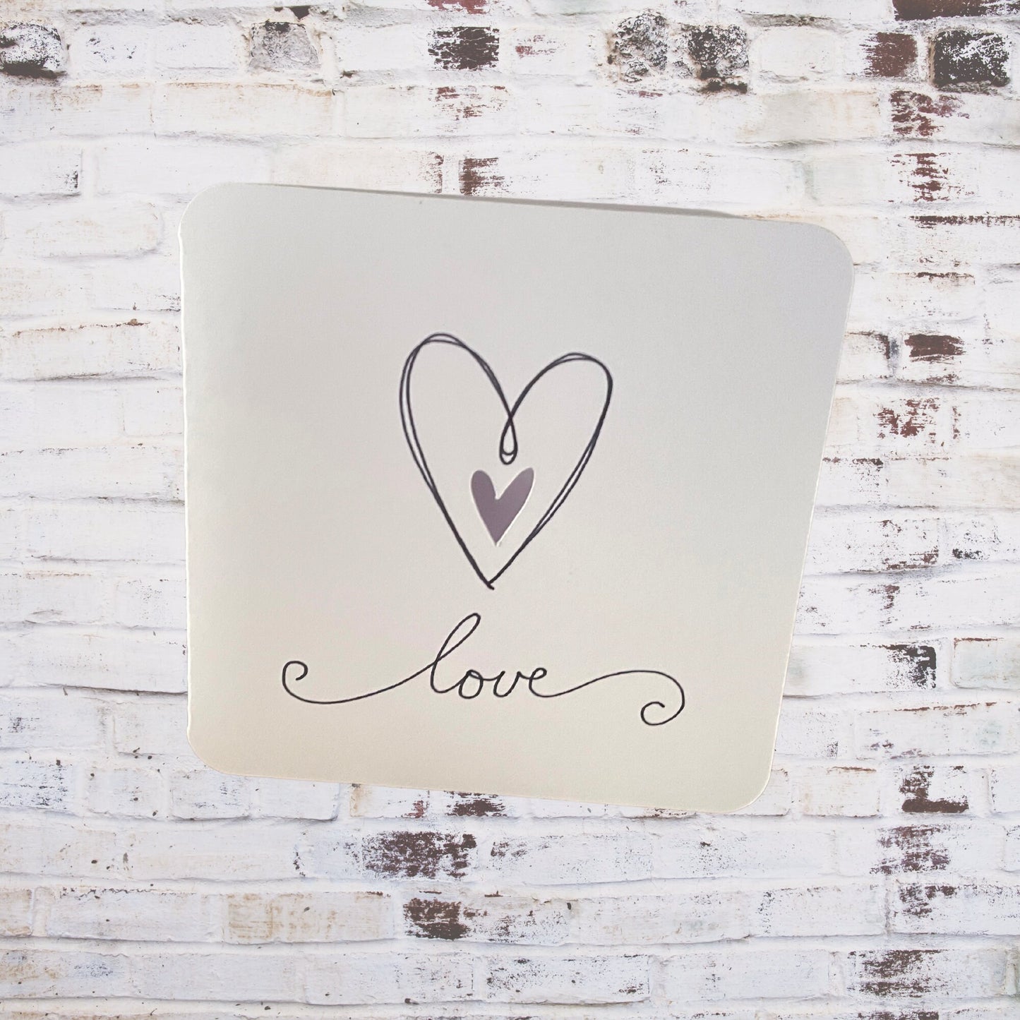 Elegant Cut Out Love Heart Anniversary Card For Wife