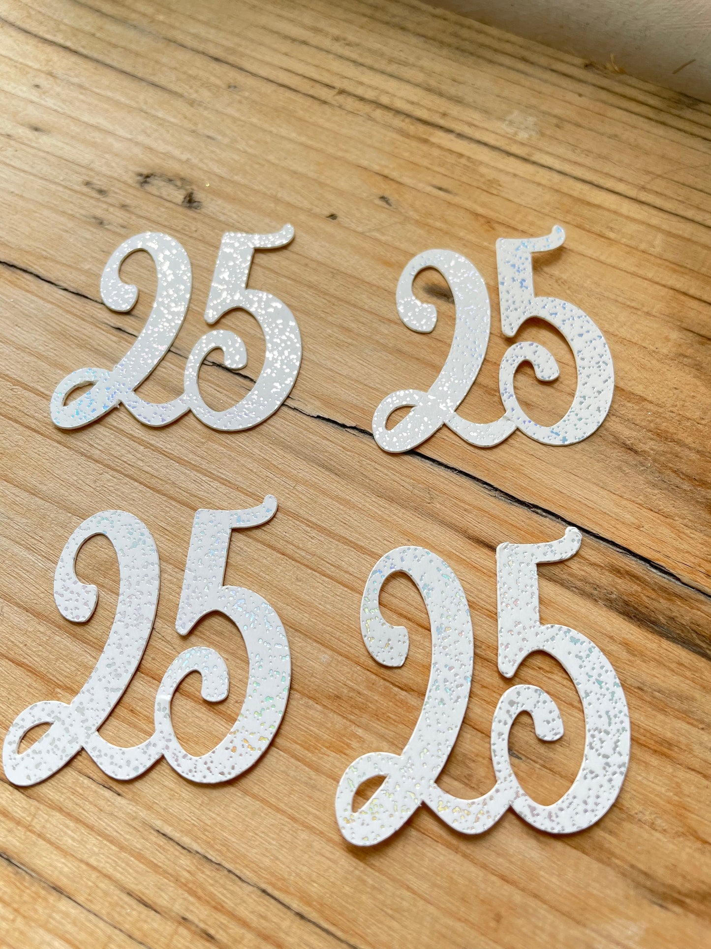 Happy Birthday Cupcake Toppers, Set of 4 or 6 Small Celebration Cake Number Picks, Choose Any Age Cupcake Charms, 18th, 21st, 30th, 40th