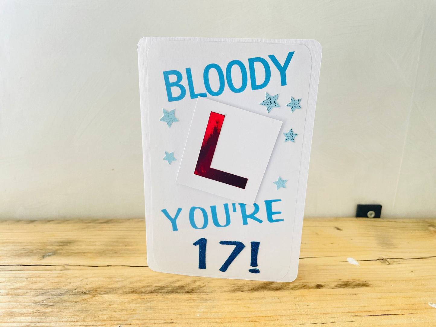Happy 17th Birthday Celebration Card for Son Learning to Drive