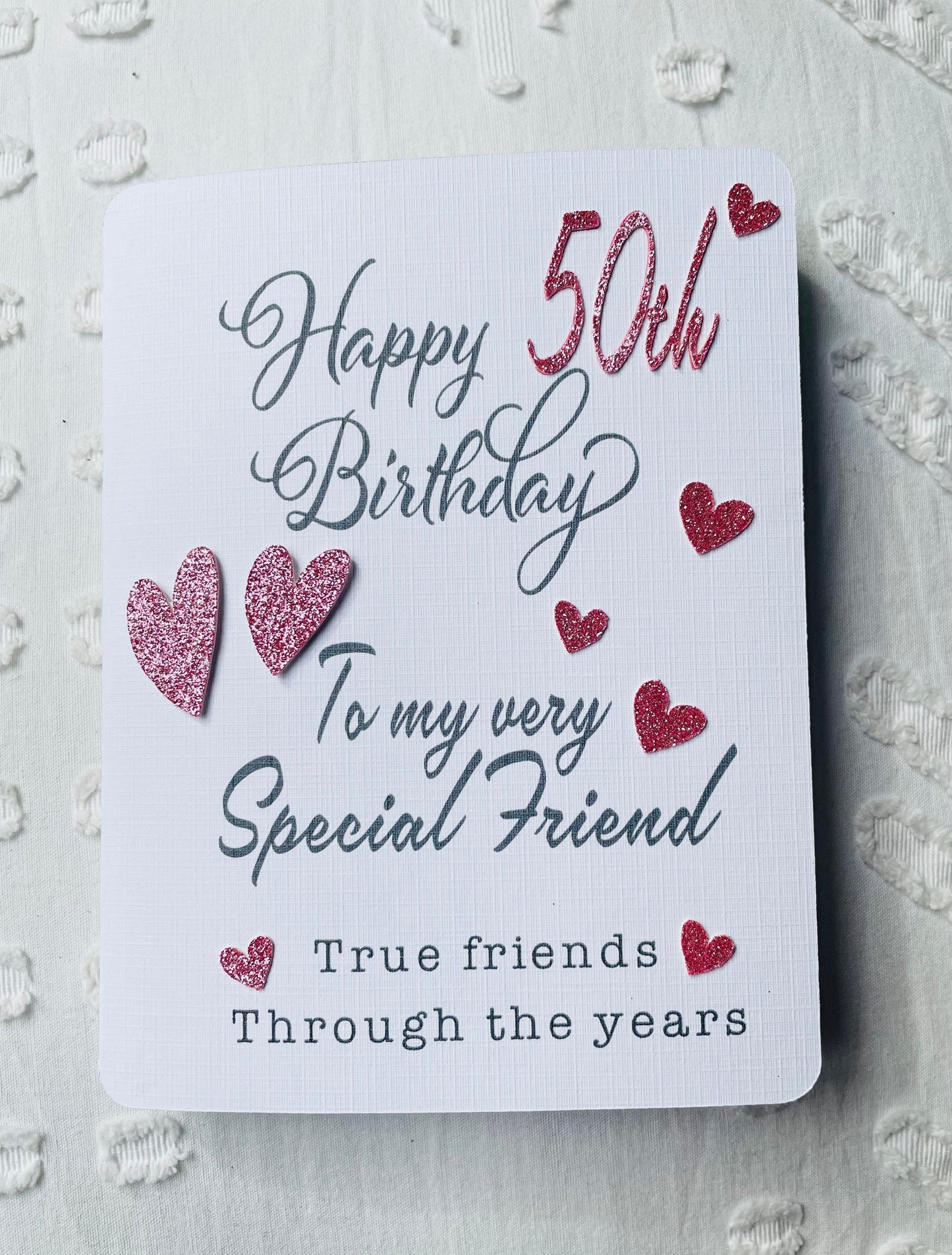 50th Birthday Card for Best Friend