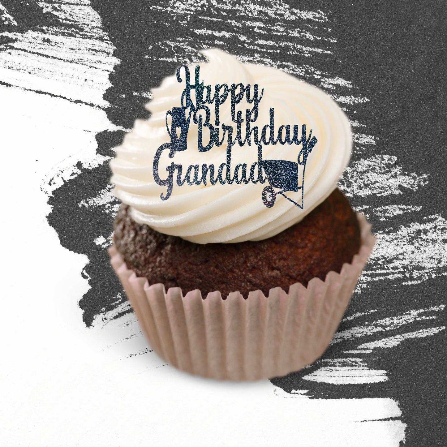 Happy Birthday Grandad Cake Topper Gardening Gift Celebration Party Cake Topper Party Gift for Garden Lovers Grandaddy Birthday Cake Topper