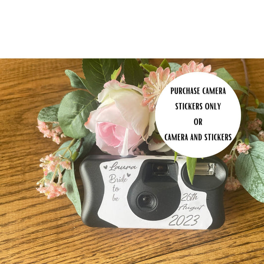 Personalised Disposable DIY Camera Wrap