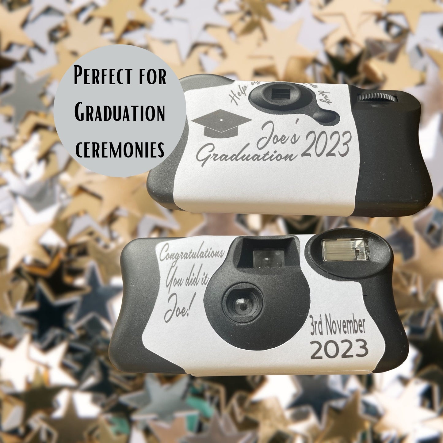 Graduation Disposable Camera Stickers