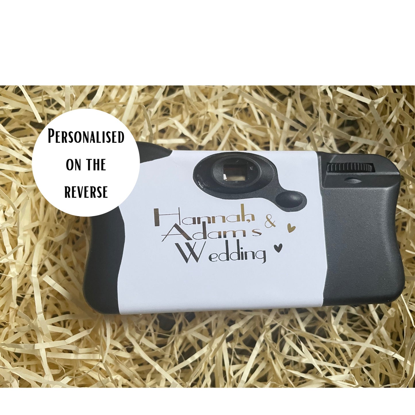 Great Gatsby Theme Disposable Camera Wrap Wedding Stickers